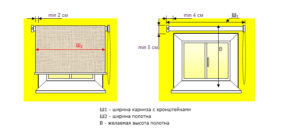Инструкция по замерам жалюзи